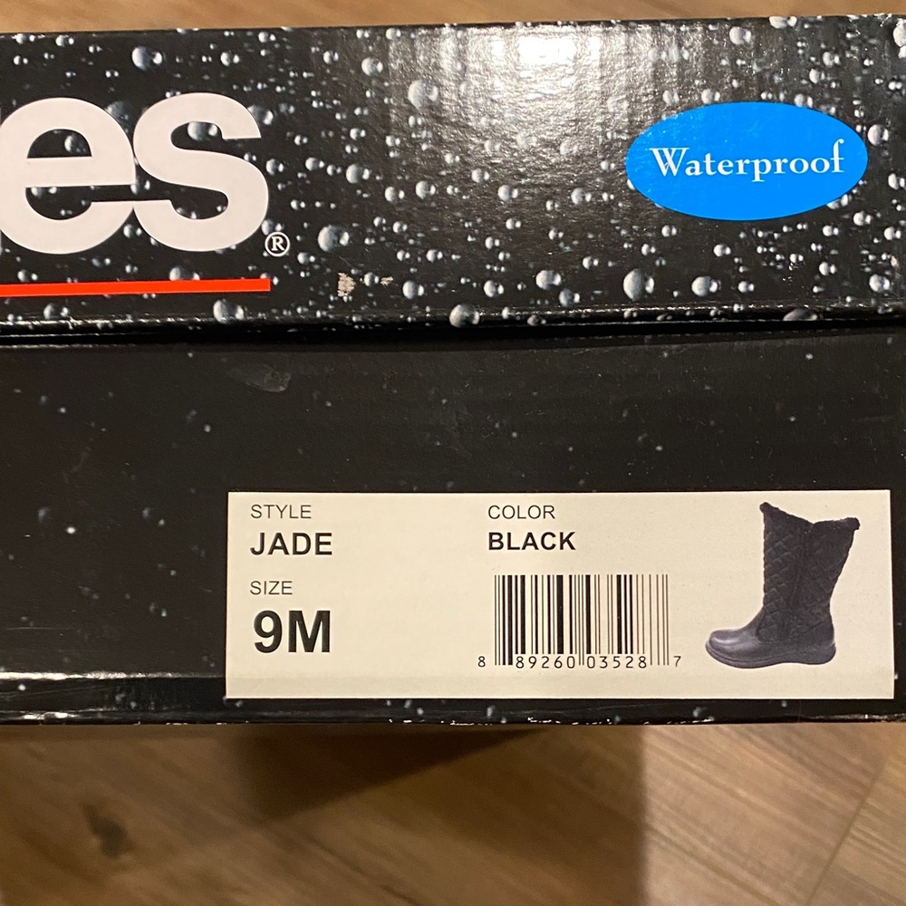 totes Black Waterproof Winter Boots - Picture 2 of 6